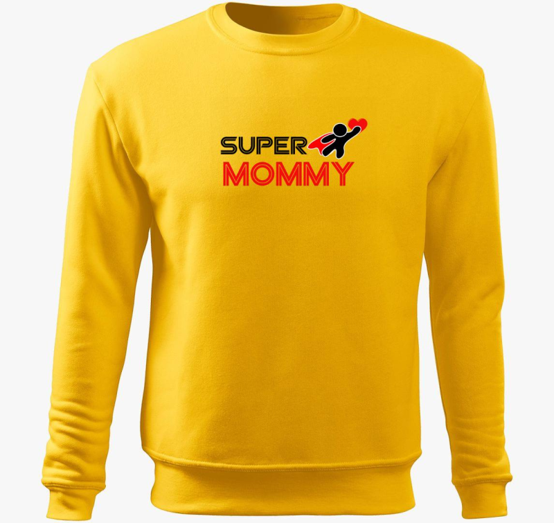 Super Mommy pulover s kapuco