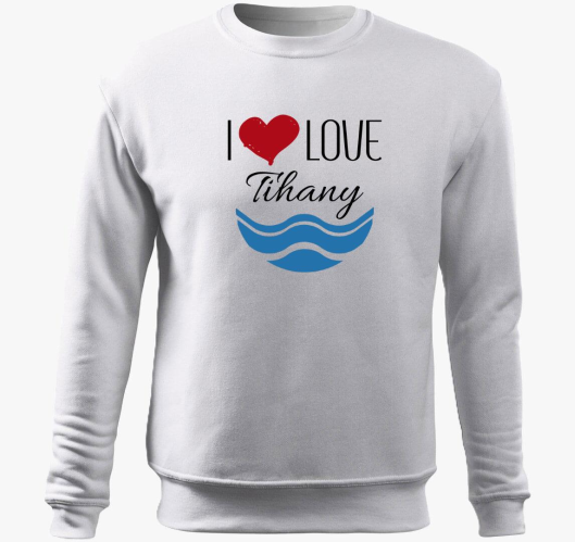 I love Tihany pulover s kapuco