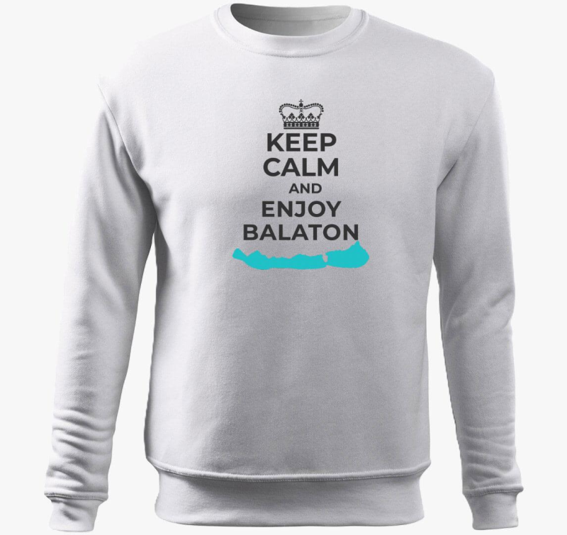 Keep calm and enjoy Balaton pulover s kapuco
