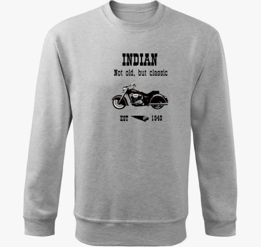 Klasično Motor pulover s kapuc...