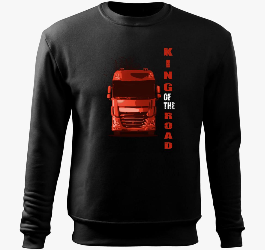 King of the Road pulover s kap...