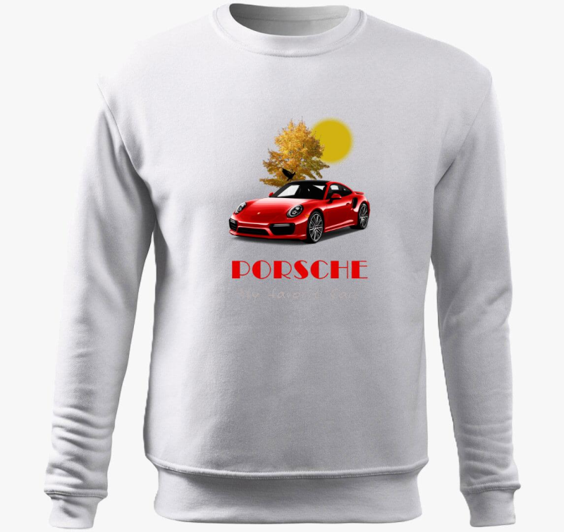Red Porsche pulover s kapuco