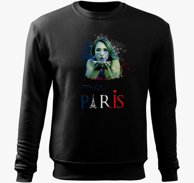 Hello Paris pulover s kapuco