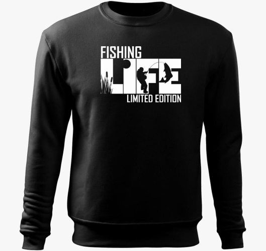 Fishing life pulover s kapuco