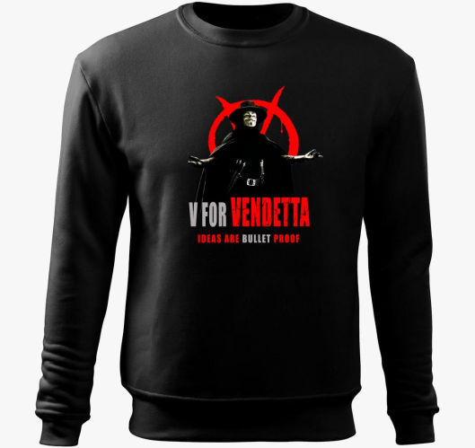 V for vendetta 2 pulover s kap...