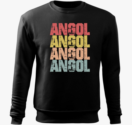 Angol feliratos pulover s kapu...