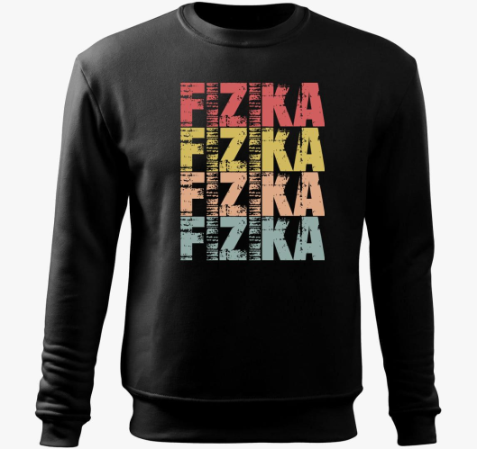 Fizika feliratos pulover s kap...