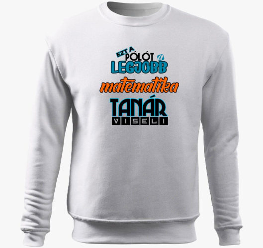 Matematika učitelj pulover s k...