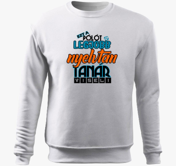 Nyelvtan učitelj pulover s kapuco