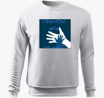 Ljubim te Oče pulover s kapuco