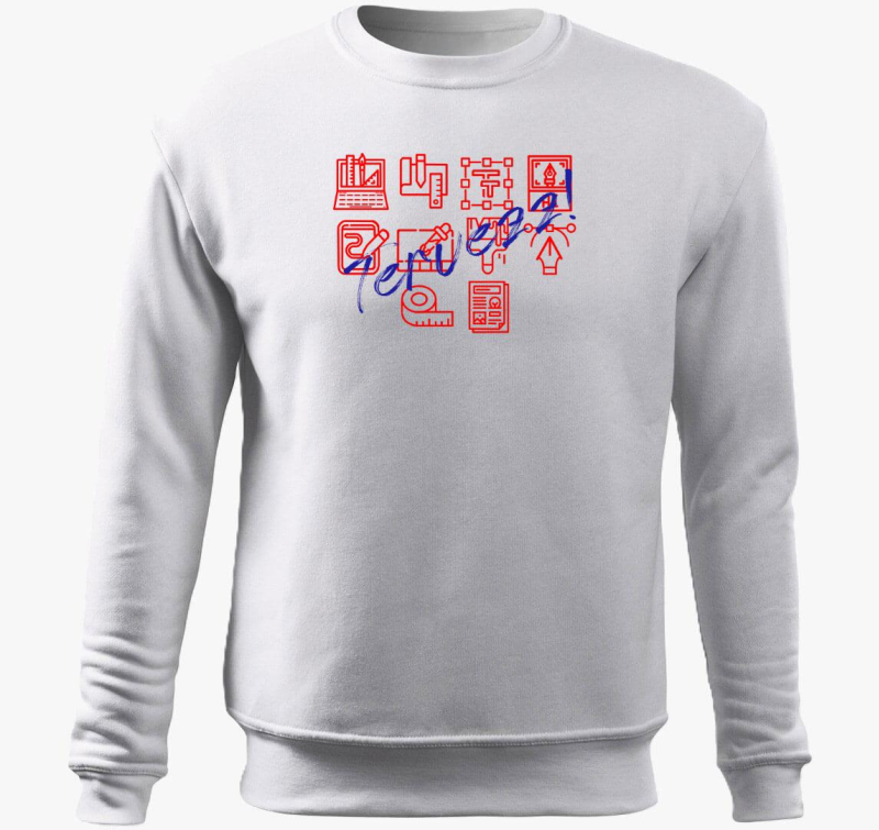 Tervezz! pulover s kapuco