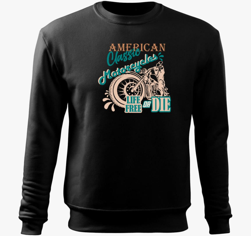 Motoros pulover s kapuco