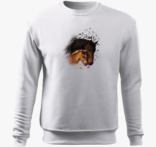 Kanca in pulover s kapuco