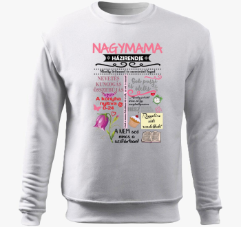 Babica pulover s kapuco