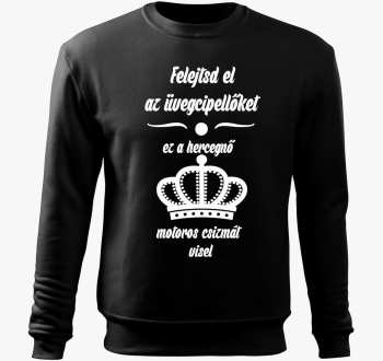 Felejtsd el ez motoros visel pulover s kapuco