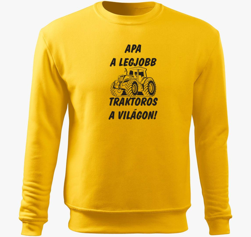 Oče legjobb traktoros pulover s kapuco