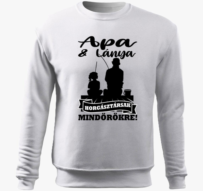 Oče in pulover s kapuco