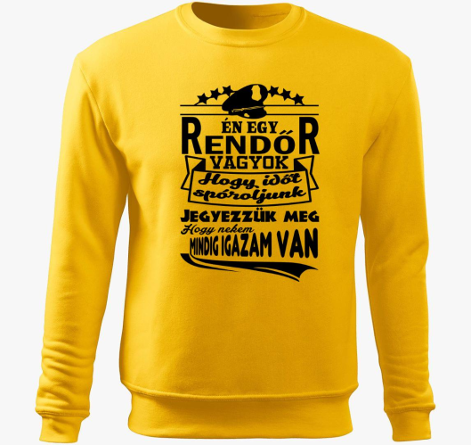 sem igazam je pulover s kapuco