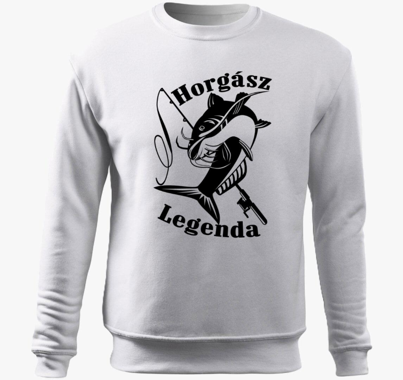 Ribič legenda ribič pulover s kapuco