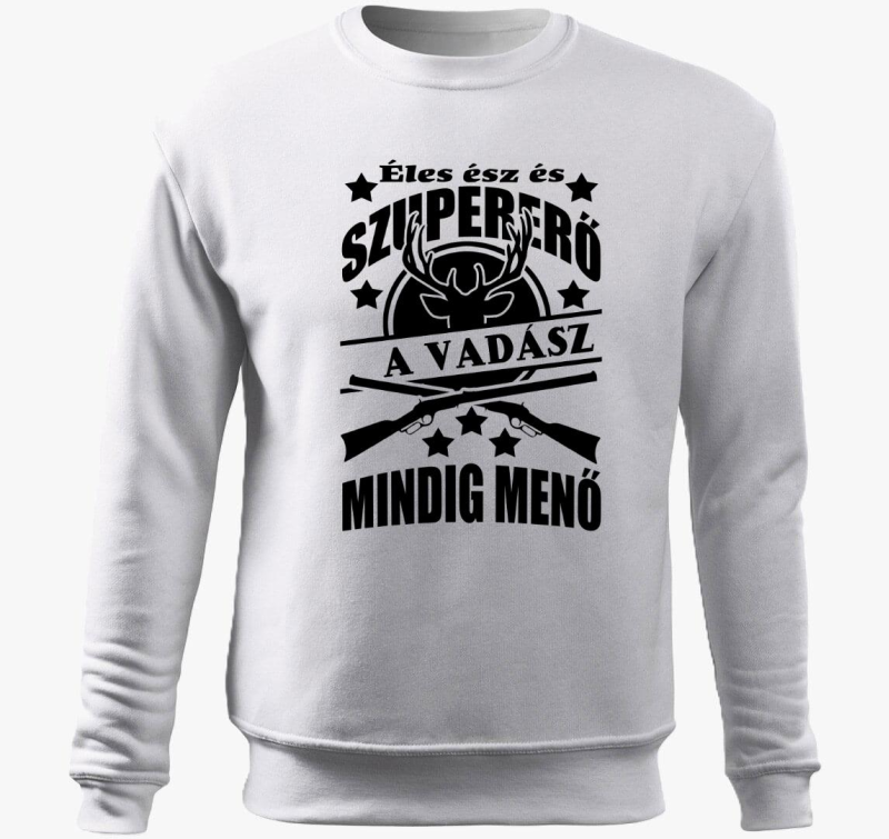 in szuper lovec pulover s kapuco