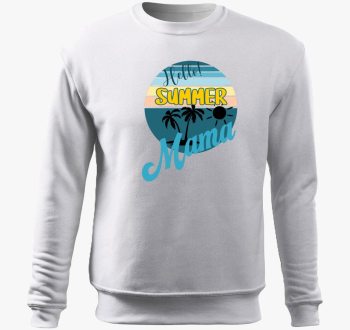 Hello Summer mama pulover s kapuco