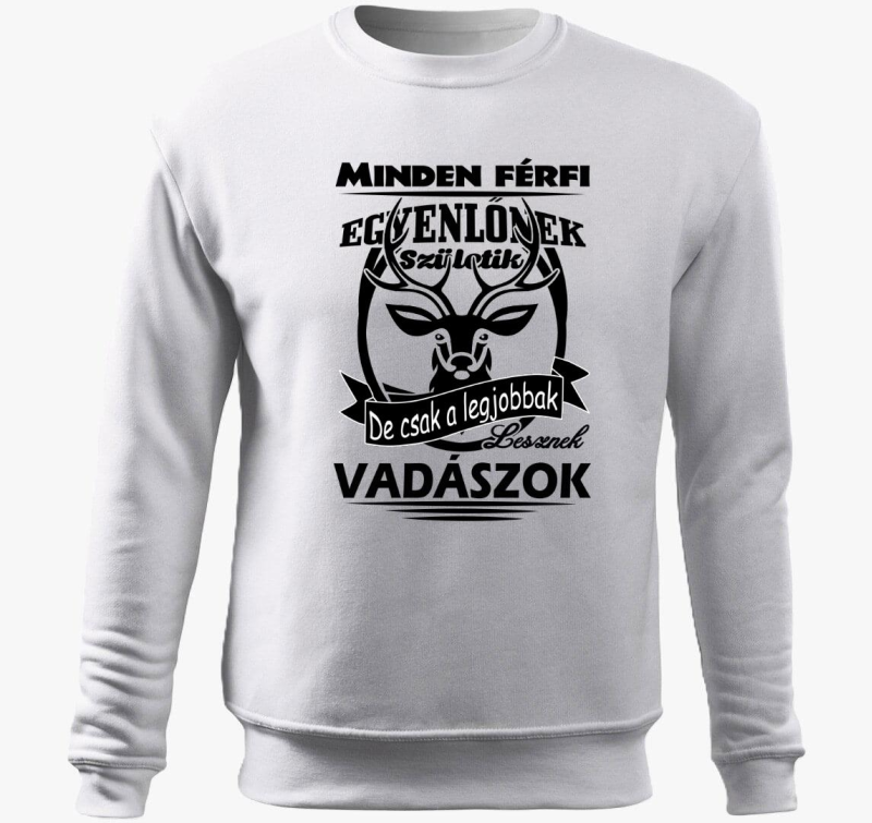 Csak legjobbak lovec pulover s kapuco