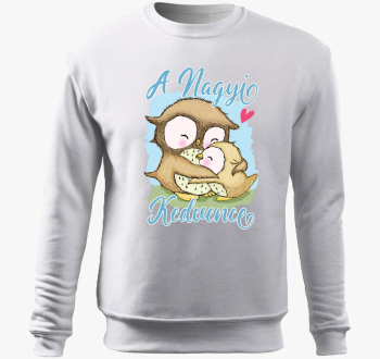 nagyi kedvence bagoly pulover s kapuco