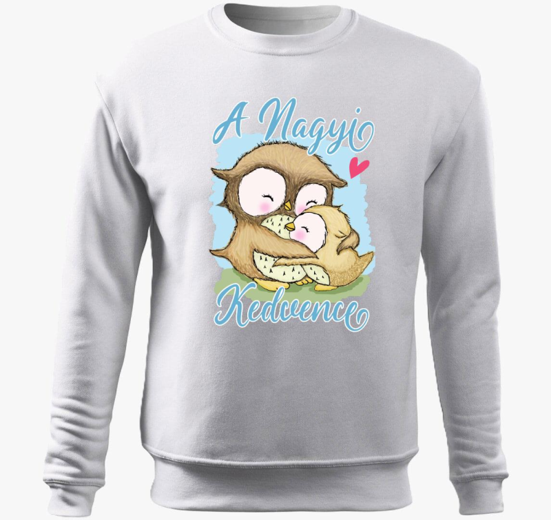 nagyi kedvence bagoly pulover s kapuco