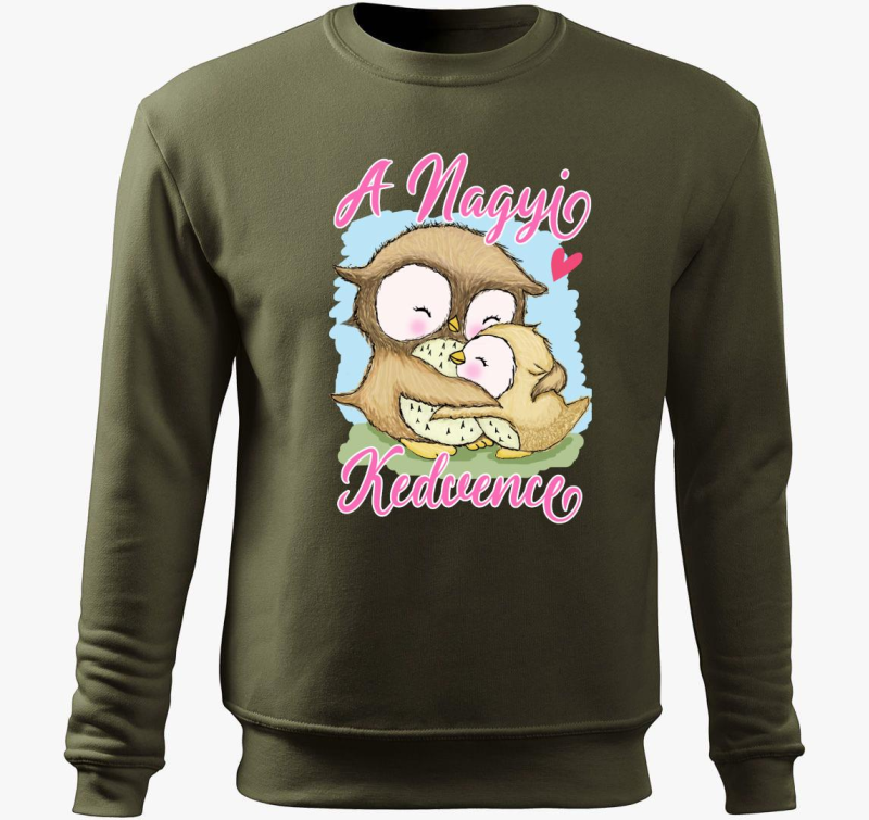 nagyi kedvence bagoly pulover s kapuco