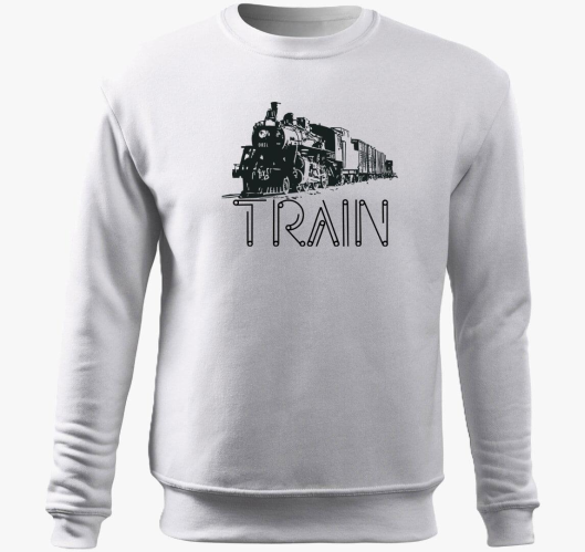 Train pulover s kapuco