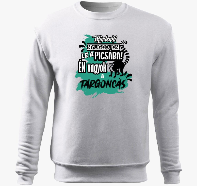 Vsakdo nyugodjon le sem pulover s kapuco