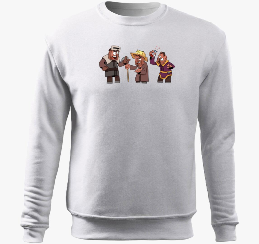 Minecraft falusiak pulover s k...