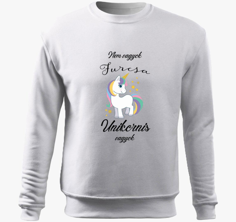 Ne sem furcsa, unikornis sem pulover s kapuco