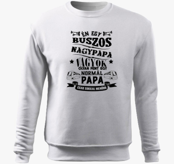 Buszos dedek pulover s kapuco