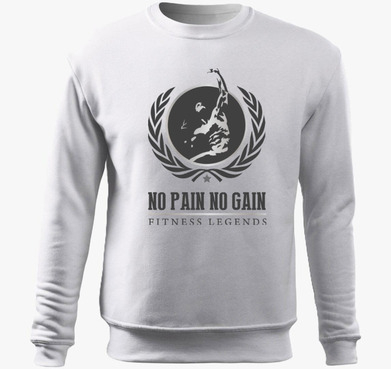 No pain no gain v2 pulover s kapuco