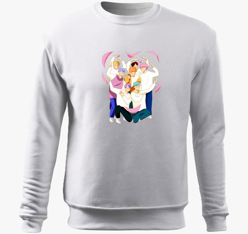 BTS ljubezen pulover s kapuco