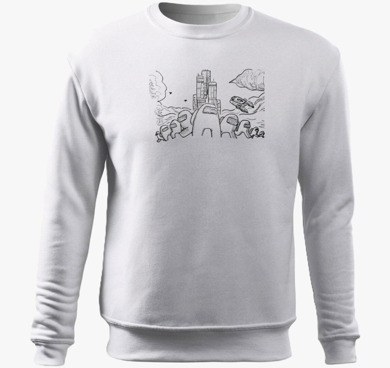 Among Us rajzos pulover s kapuco