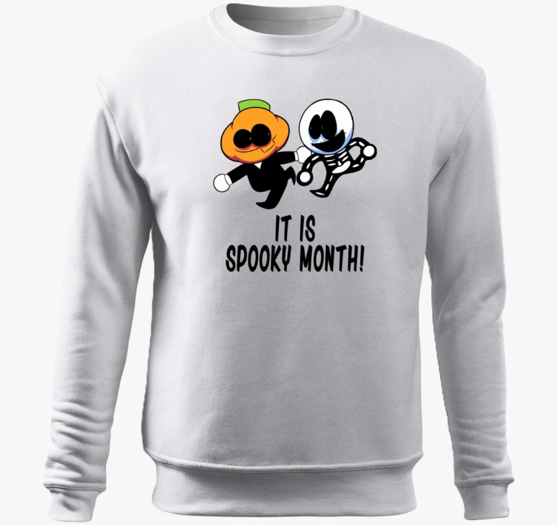 Spooky month halloweeni pulover s kapuco