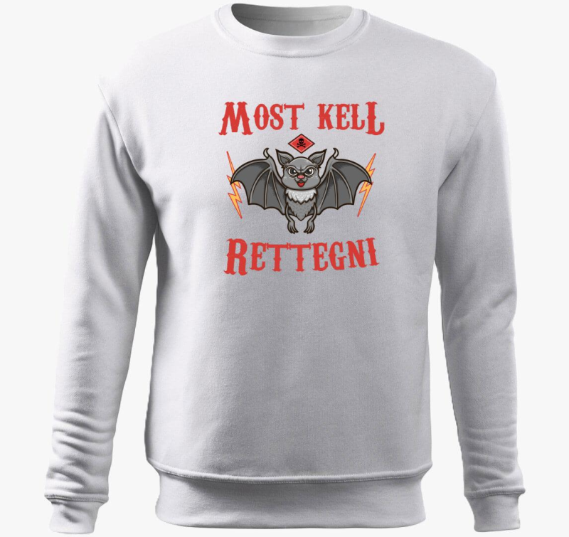 Most kell rettegni pulover s kapuco