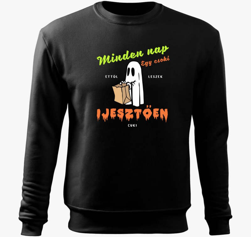 Cuki szellem halloweeni pulover s kapuco
