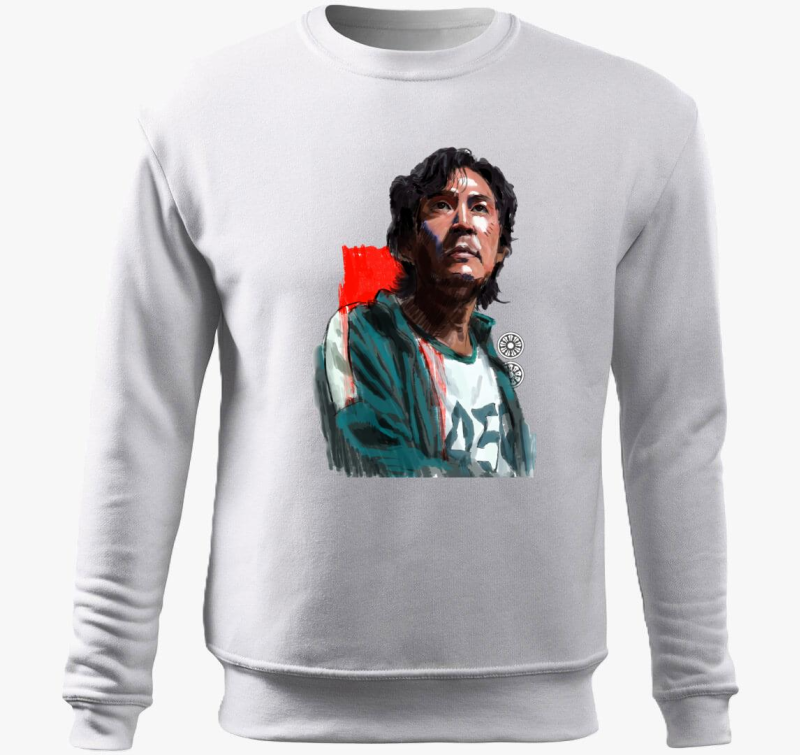 Squid Game - Seong Gi-hun art pulover s kapuco