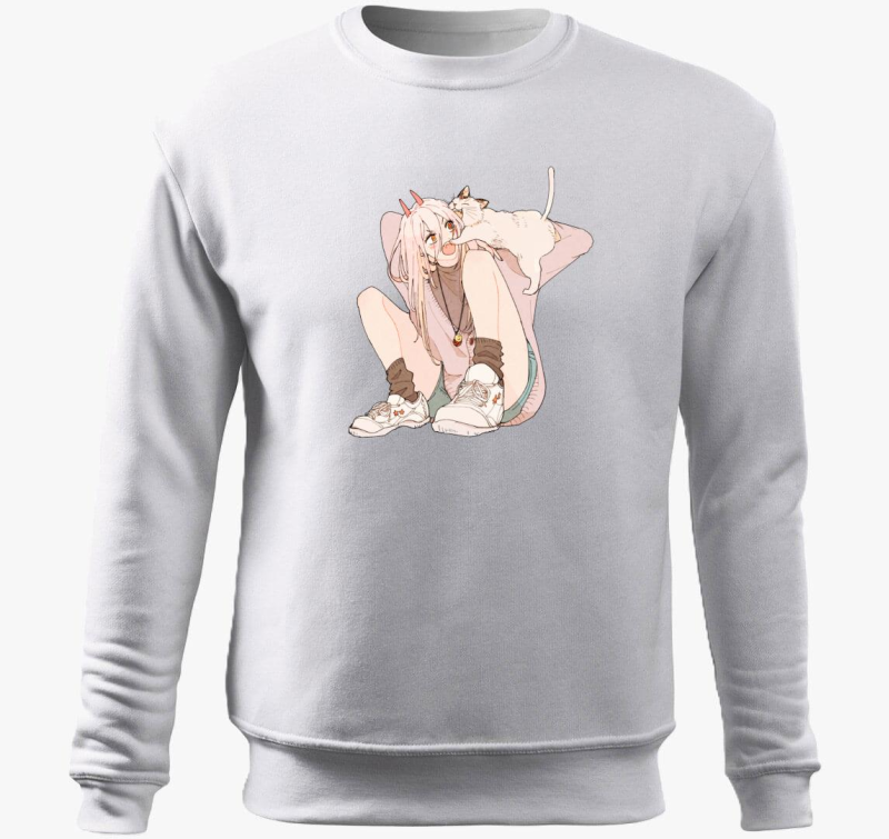 Chainsaw Man Power in pulover s kapuco