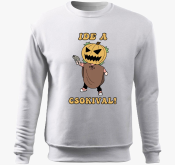 Ide csokival pulover s kapuco