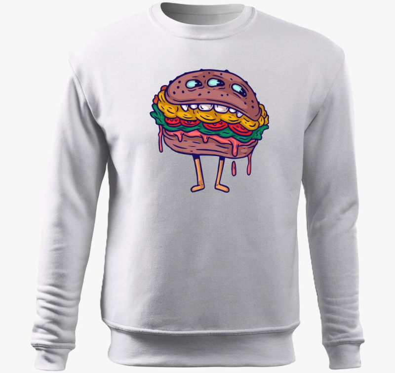Hamburger pulover s kapuco