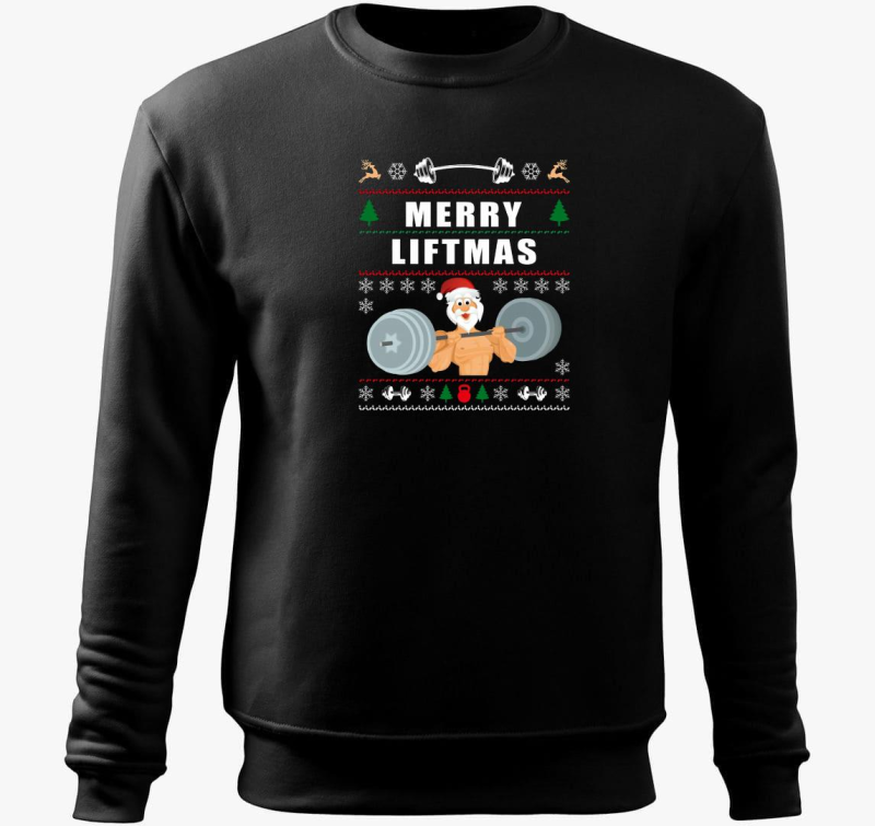 Merry liftmas pulover s kapuco