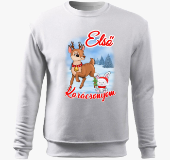 szarvas nyuszi gyerek pulover s kapuco