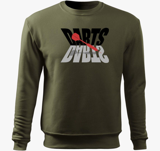 Darts feliratos pulover s kapu...