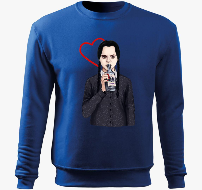 Wednesday pulover s kapuco