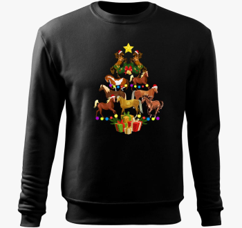 Lovas pulover s kapuco