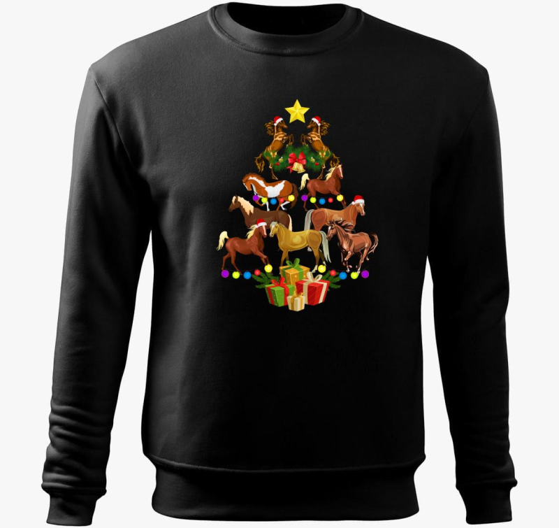 Lovas pulover s kapuco